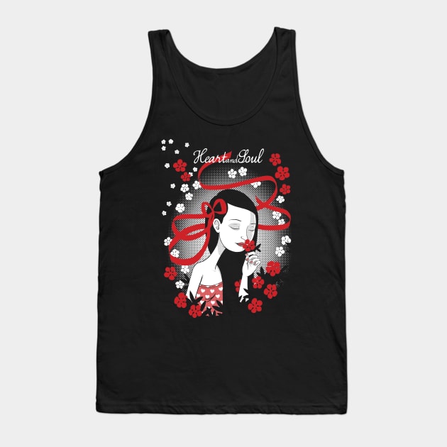 Heart and Soul Tank Top by CaroleBielicki
